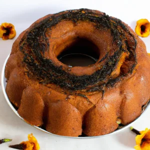 Bolo de Cenoura com Calda de Abacaxi