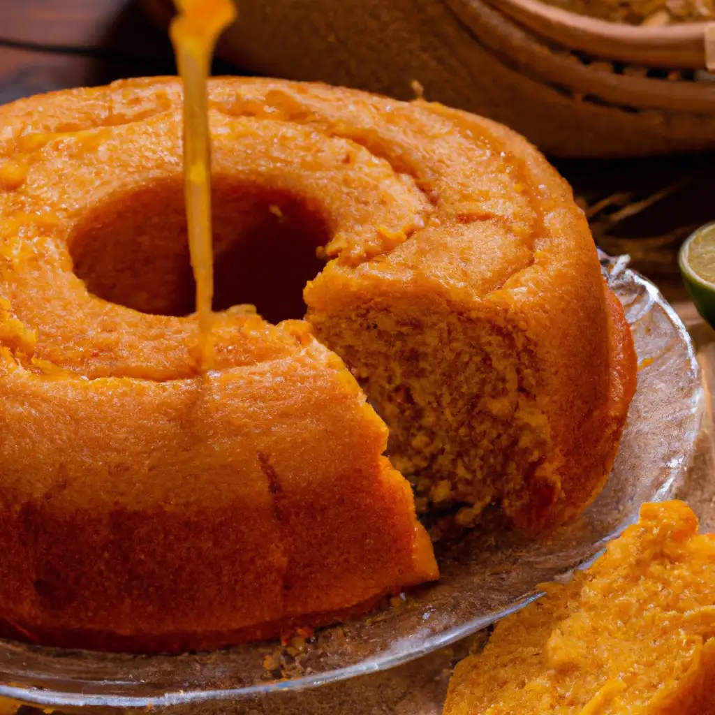 Bolo de Cenoura com Farinha de Trigo Sarraceno